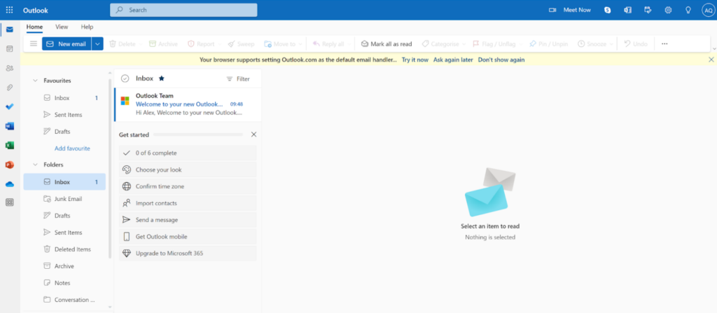 Microsoft365 - Outlook postafiók
