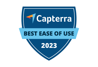 Capterra - Best Ease of Use badge 2023