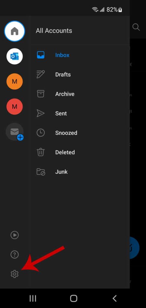 Threading de e-mail do Outlook em dispositivos móveis, etapa 2