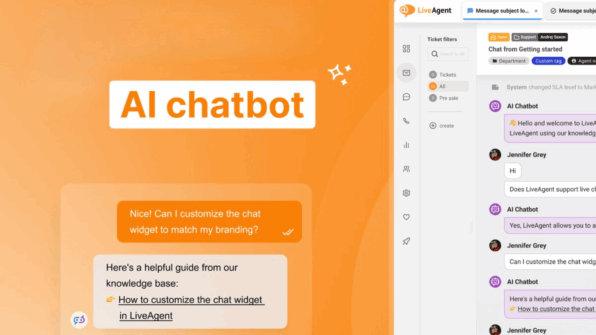 How LiveAgent resolved 75% of chat interactions via the AI Chatbot