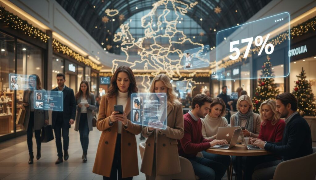Europeans on shopping, using AI assistants