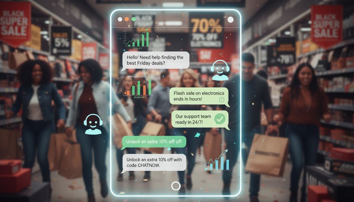 How live chat boosts e-commerce conversion rates on Black Friday