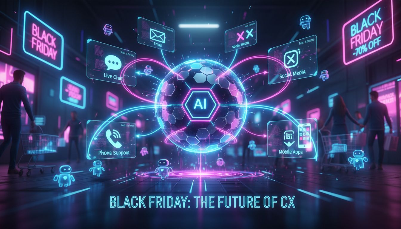 The role of AI & omnichannel live chat in Black Friday customer support
