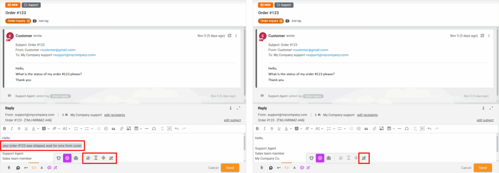 ways to use AI Answer Improver