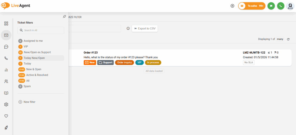  the option to collapse the left side submenu