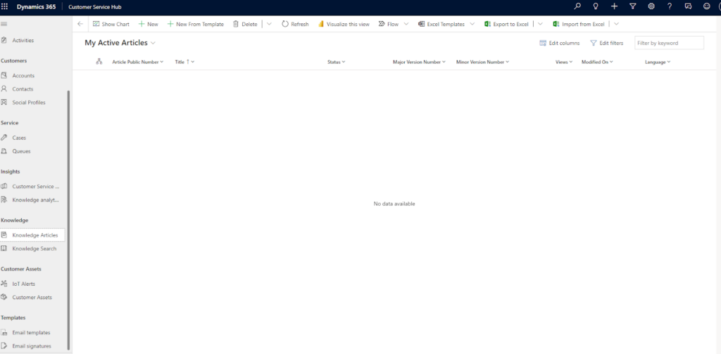 Overview of Dynamics 365 knowledge articles