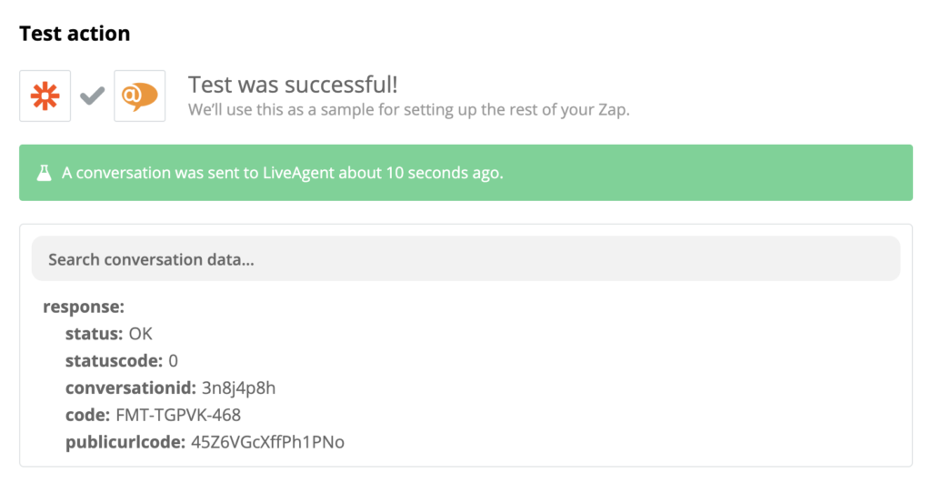 Facebook and LiveAgent integration test