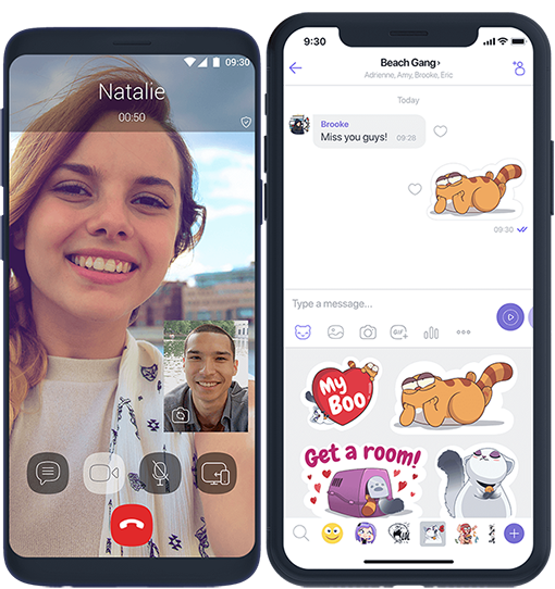 Image of Viber messaging app