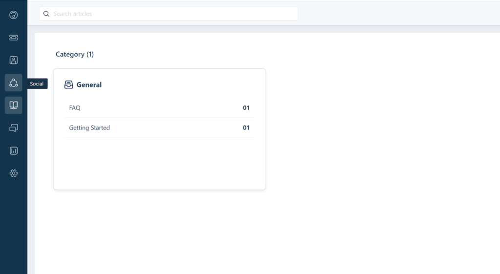 Freshdesk - social category