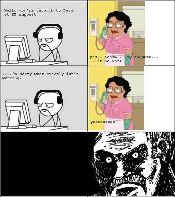 funny help desk meme