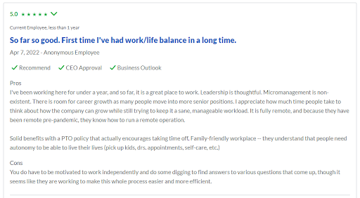 Employee review