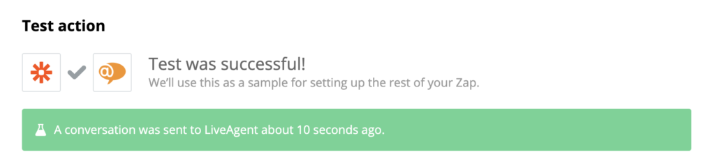 A successful test of HubSpot and LiveAgent integration