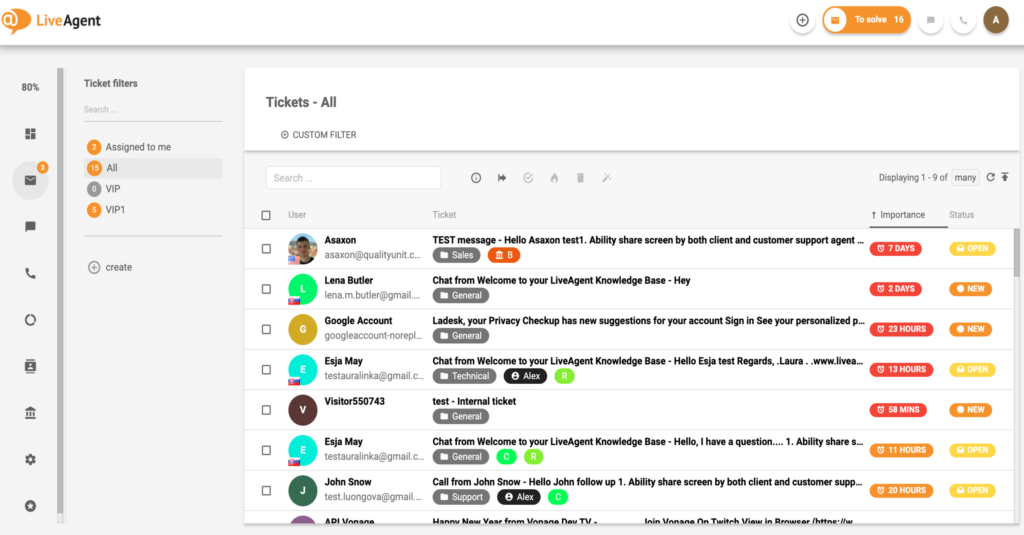 LiveAgent-Tickets-examples
