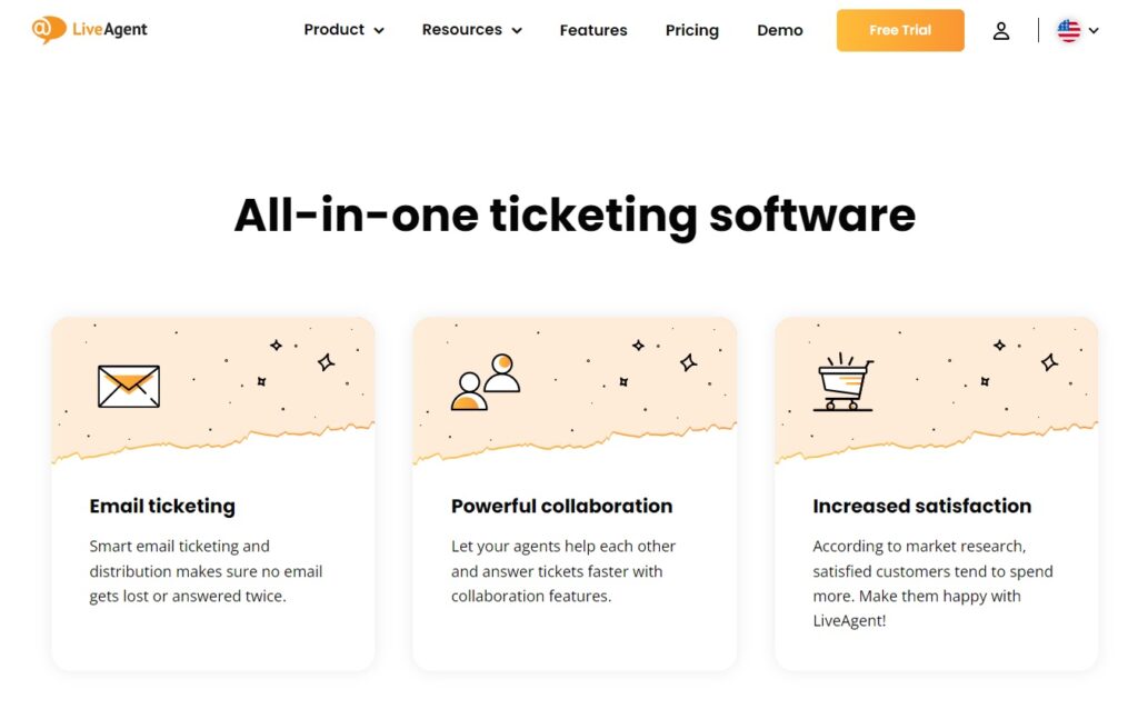 LiveAgent all in one ticketing system