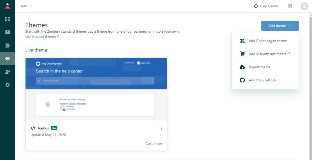 Zendesk Guide knowledge base platform