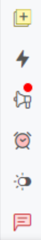 Zoho Mail - bottom part of right sidebar