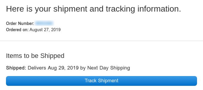 Customer service and logistics tracking information
