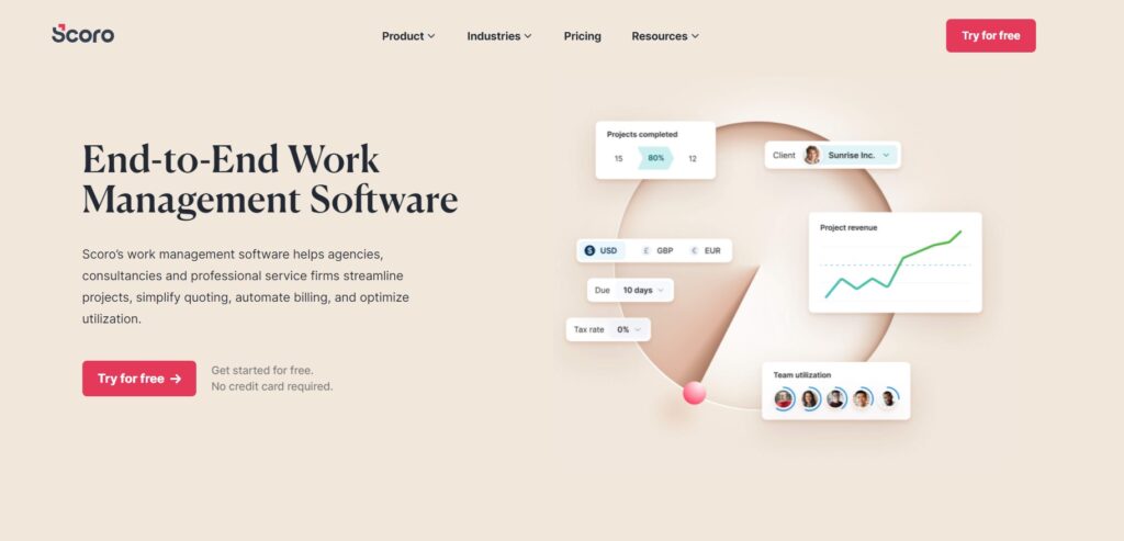 scoro-homepage Scoro homepage