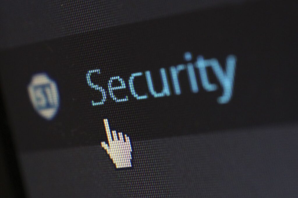 Cursor pointing on security