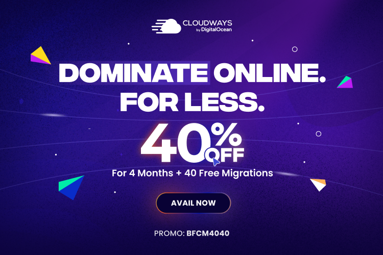 Cloudways Black Friday banner