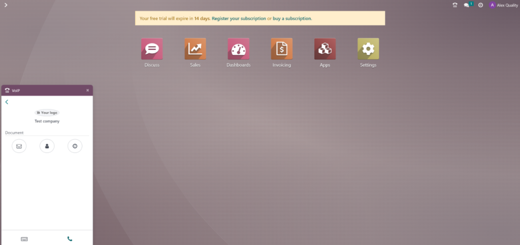 Odoo- contact list