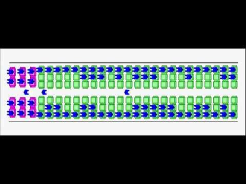 Youtube video: Airplane boarding simulation Outside-In