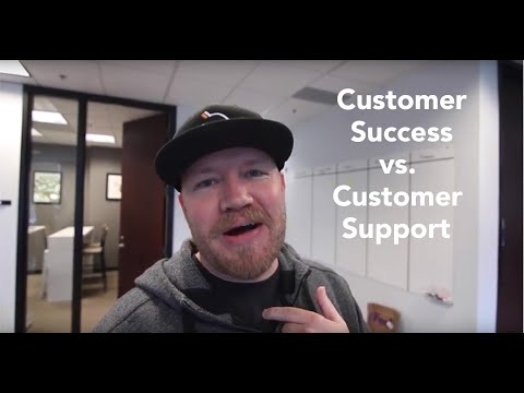 Youtube video: What's the Difference Between Customer Success vs. Customer Support