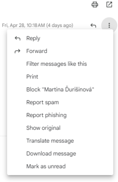 Gmail - incoming email options