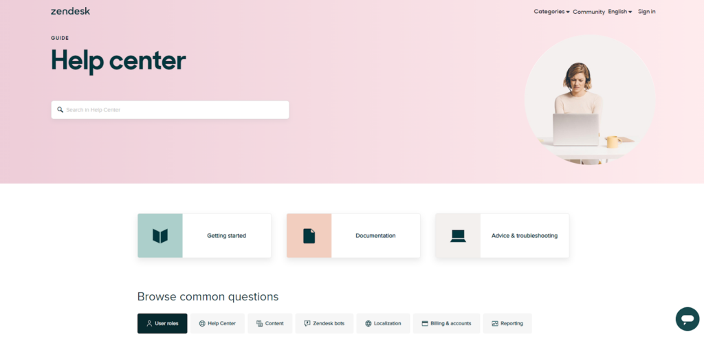 Zendesk Guide - help center knowledge base software