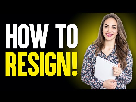 Youtube video: HOW TO WRITE A RESIGNATION LETTER or EMAIL! (Job Resignation Letter Sample + TEMPLATE!)