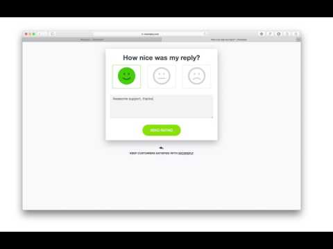 Youtube video: Customer Satisfaction Score in Nicereply