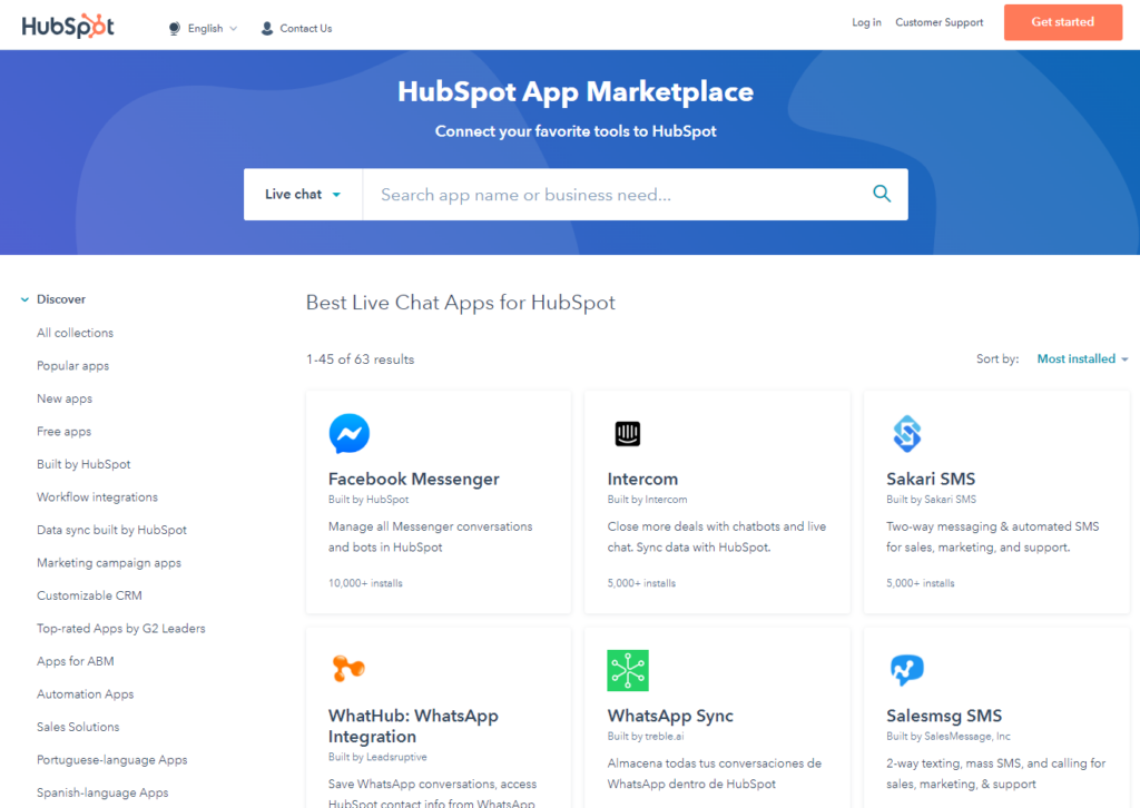 Hubspot integrations