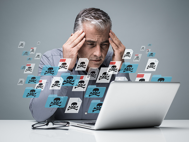 Man became a victim of malware