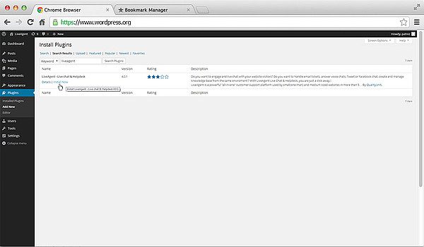 wordpress-liveagent-plugin WordPress LiveAgent plugin