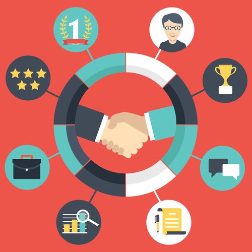 Customer-Relationship-Management-illustration Customer Relationship Management illustration