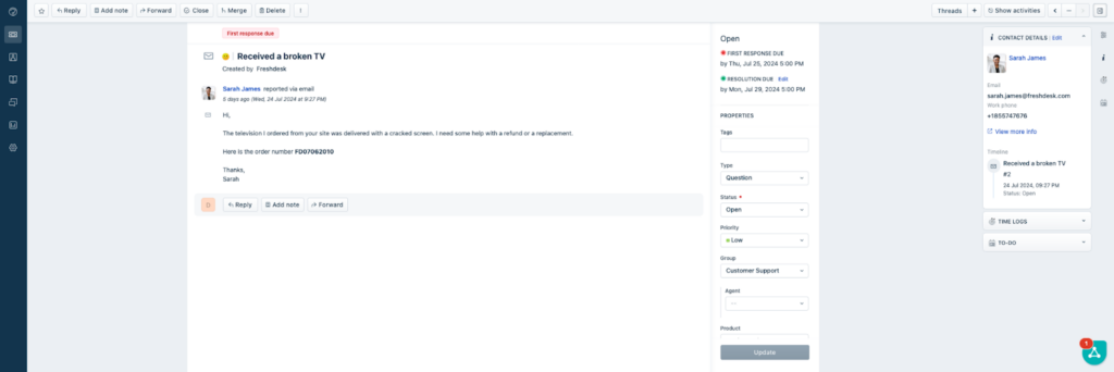 Freshdesk’s Ticket Environment