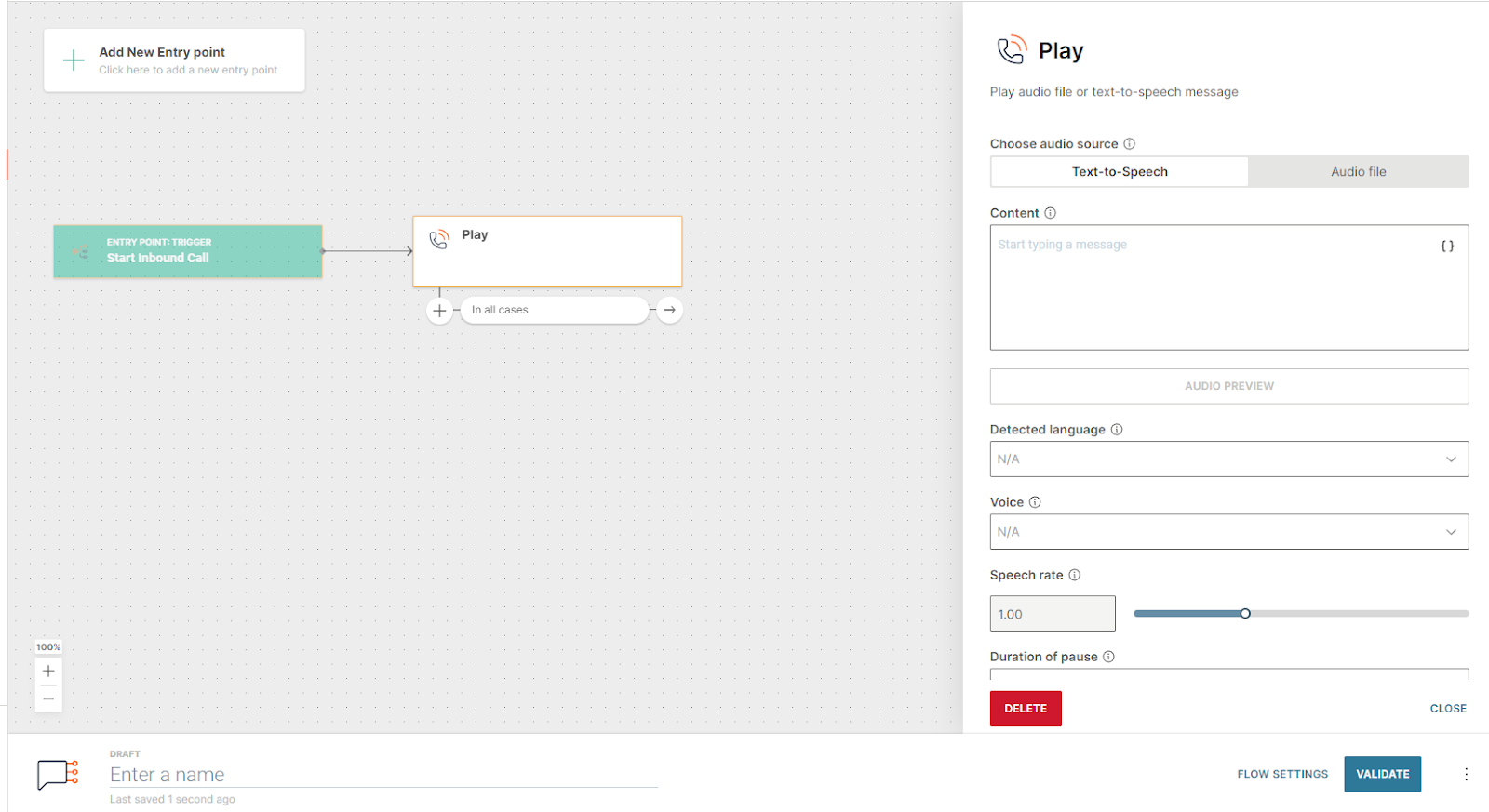 Infobip IVR configuration