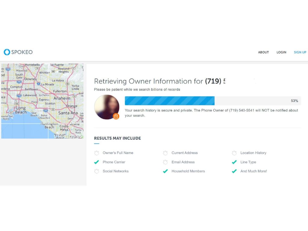 Spokeo - Retrieving owner information