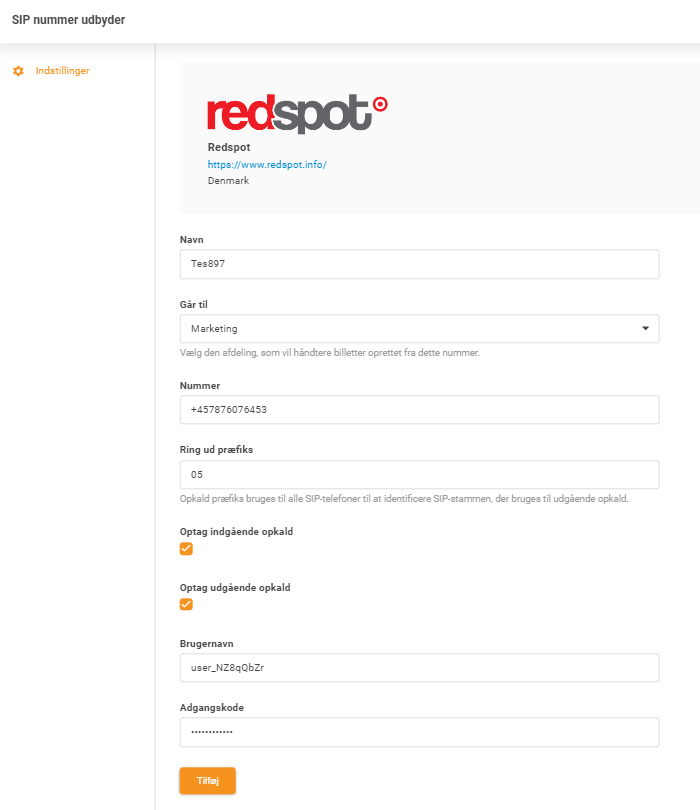 Redspot LiveAgent