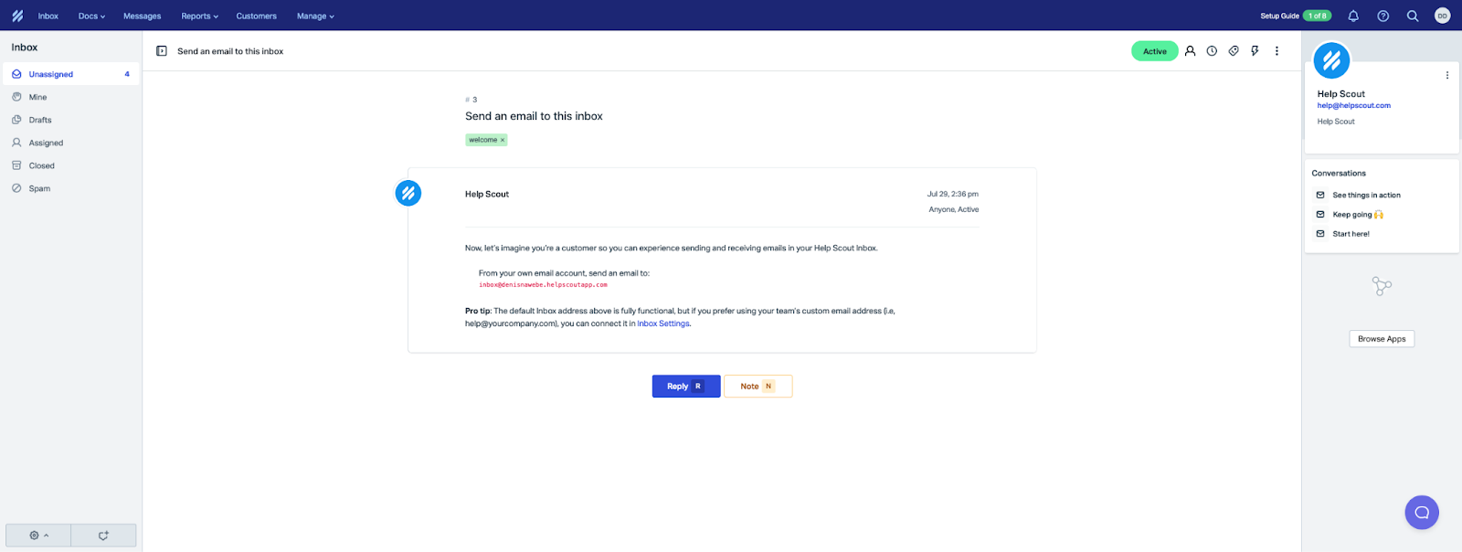 HelpScout’s Ticket Environment