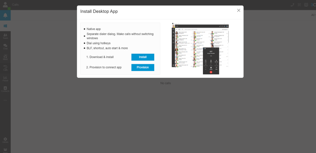 3CX - install the desktop app