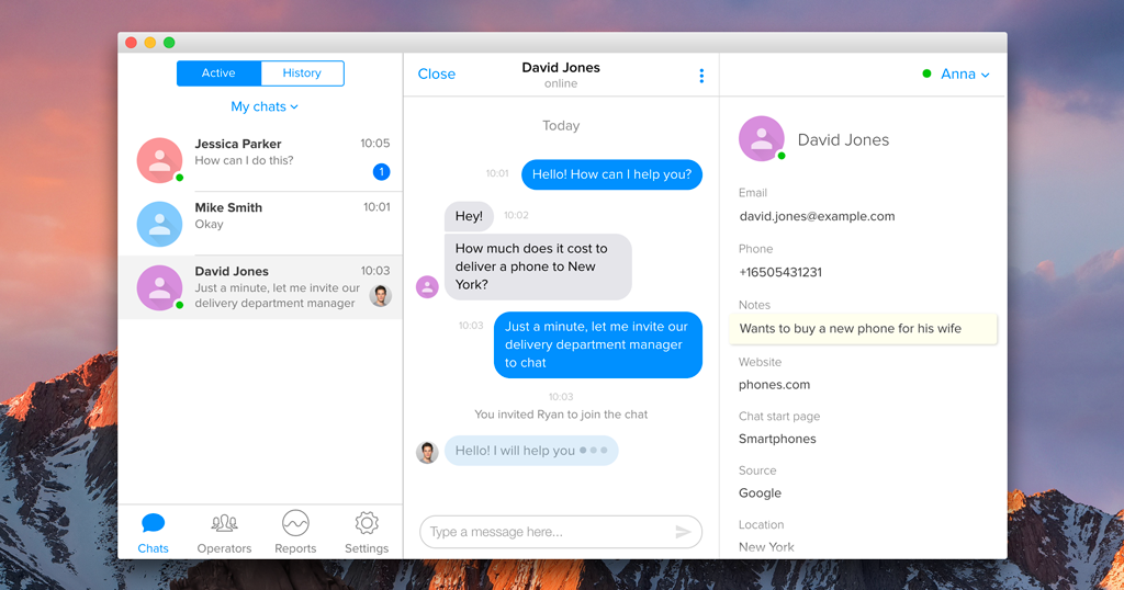 Chaport - ongoing live chat