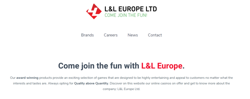L&L Europe homepage