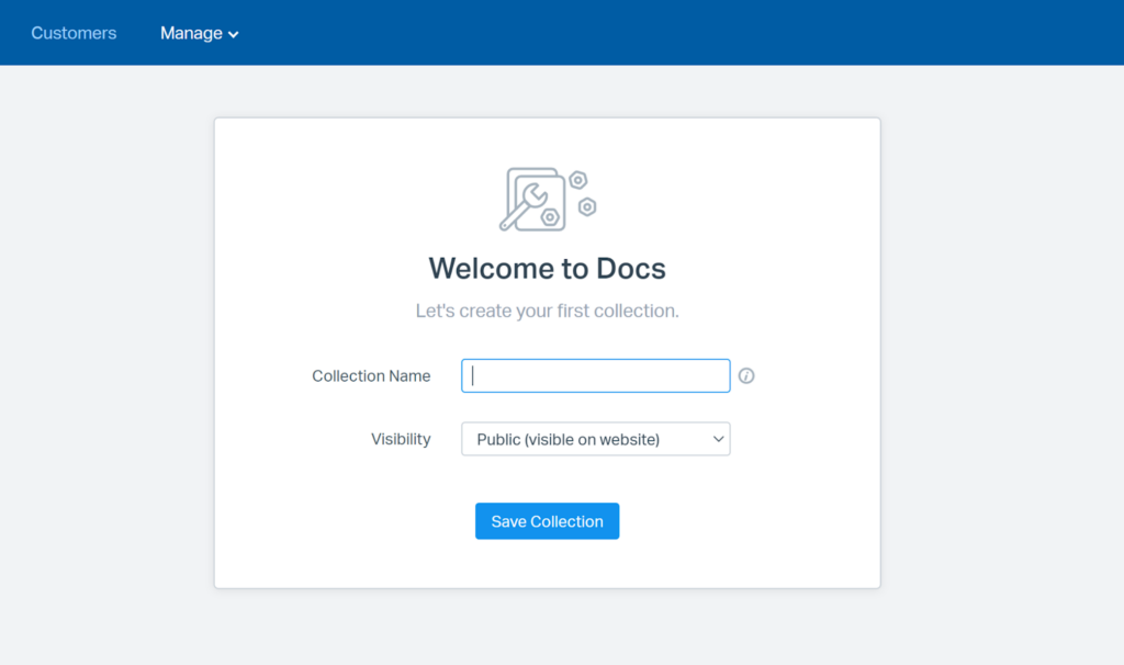 Create new collection in Help Scout