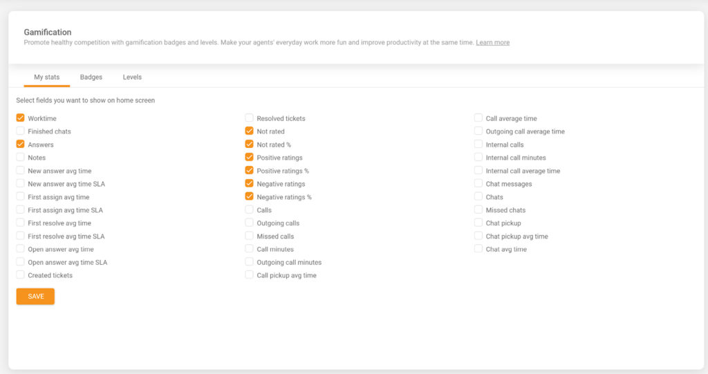 LiveAgent gamification benchmarks and leaderboards