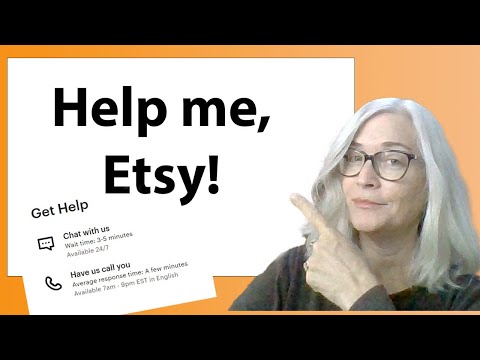 Youtube video: The trick to contacting Etsy help and support when they make it hard to figure out!