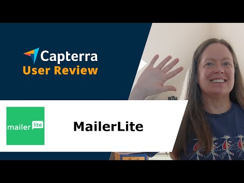 Youtube video: MailerLite Review Easy to use, great customer service