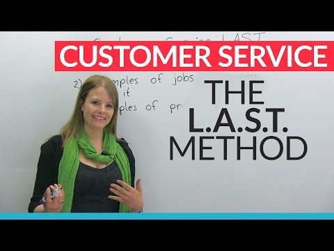 Youtube video: How to give great customer service: The L.A.S.T. method