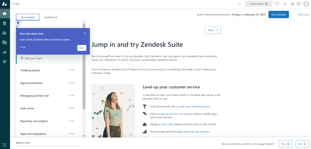 Zendesk - get started guide