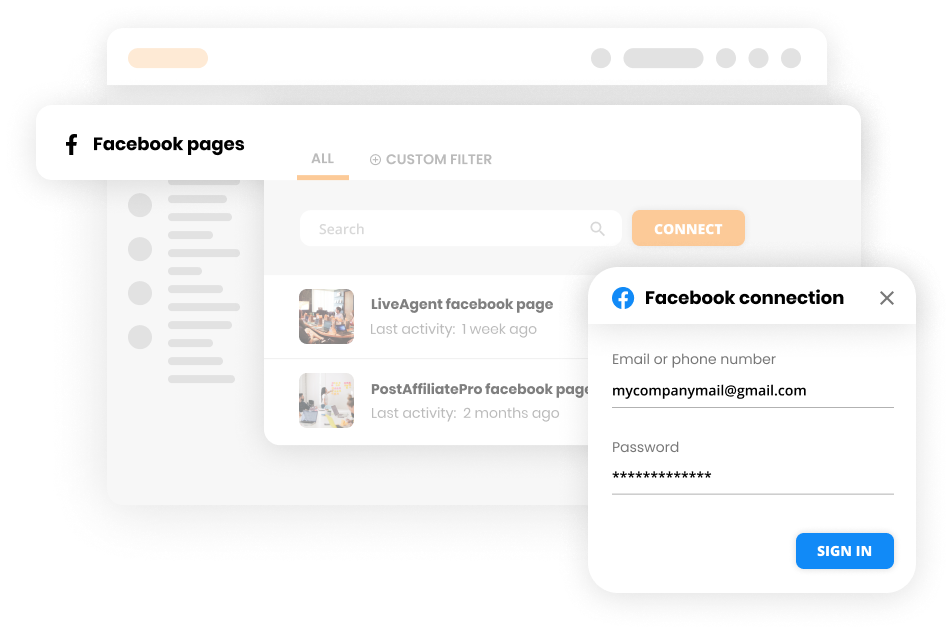 Connect Facebook with Help desk software - LiveAgent